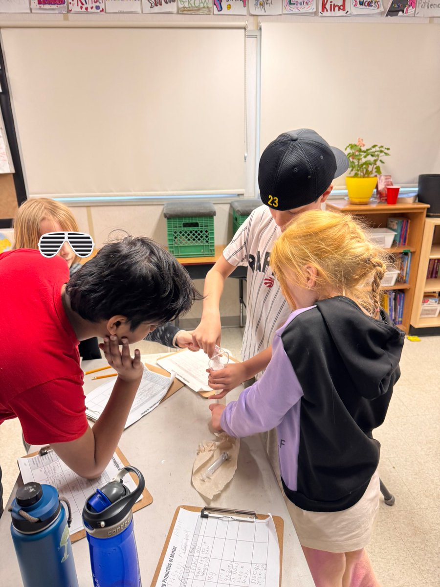 Experimenting with matter and consolidating our learning with altering light. Science is busy in action in 4/5. <a href="/wrdsb/">Waterloo Region DSB</a>
