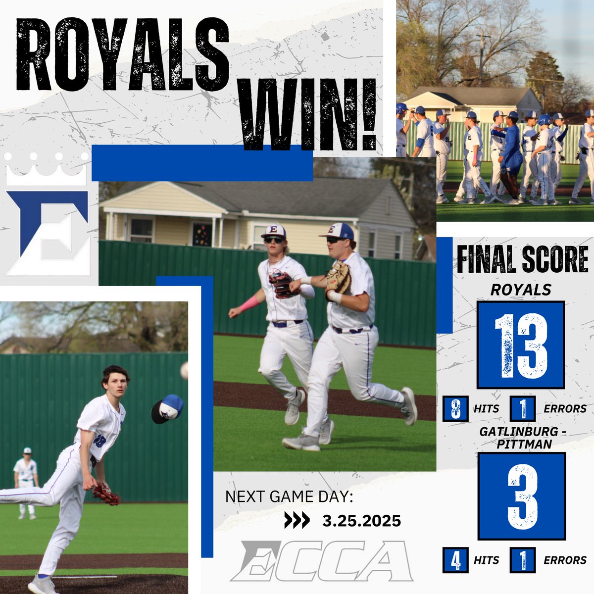 Eagleton College and Career Academy Baseball (@eccabbroyals) on Twitter photo 