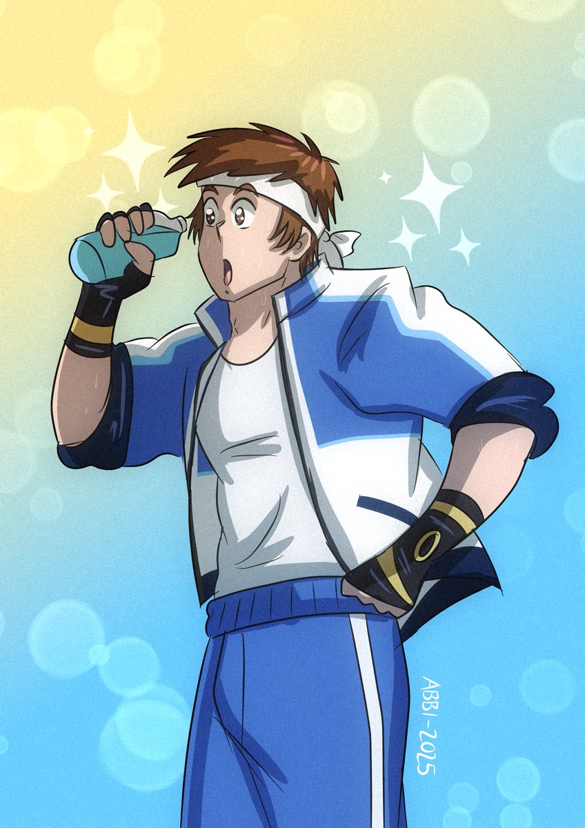 OyabunArt's tweet image. Hoy empezamos la Shingo week!
#shingoweek dia1: despierto/bebida/soleado
Today we start Shingo Week!
#shingoweek Day 1: Awake/Drinking/Sunny

#shingoyabuki #kof #kofxv #shingoweek2025 #矢吹真吾