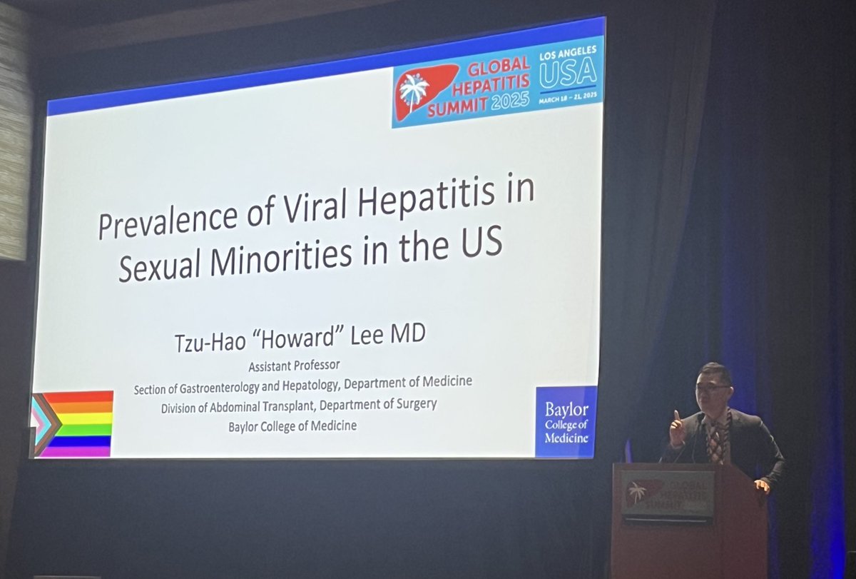 Howard T. Lee MD FAST (@howardtleemd) on Twitter photo It was my honor to present our study regarding viral hepatitis in 🏳️🌈 sexual minorities at the @GloHepSummit last week.
Also want to congratulate <a href="/norahterrault/">Norah Terrault</a> and #JohnWard and the organizing team for this very timely and successful conference👏
#nohep #LiverTwitter #HCV It was my honor to present our study regarding viral hepatitis in 🏳️🌈 sexual minorities at the @GloHepSummit last week.
Also want to congratulate <a href="/norahterrault/">Norah Terrault</a> and #JohnWard and the organizing team for this very timely and successful conference👏
#nohep #LiverTwitter #HCV