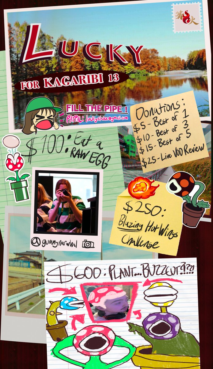 OKAY I TOOK A WHILE TO GET THIS OUT BUT THIS IS THE INCENTIVES FOR GETTING TO KAGARIBI 13/JAPAN! I'll add more incentives if we get more :) RTS HELLA APPRECIATED ! 
I'll also be going live as often as possible!