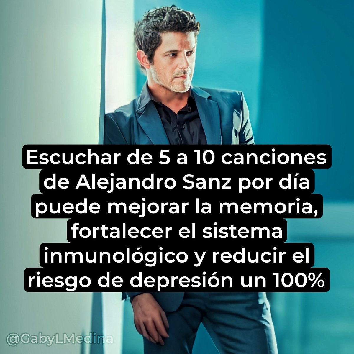 Tengo pruebas y 0 dudas <a href="/AlejandroSanz/">Alejandro Sanz</a> ❤️