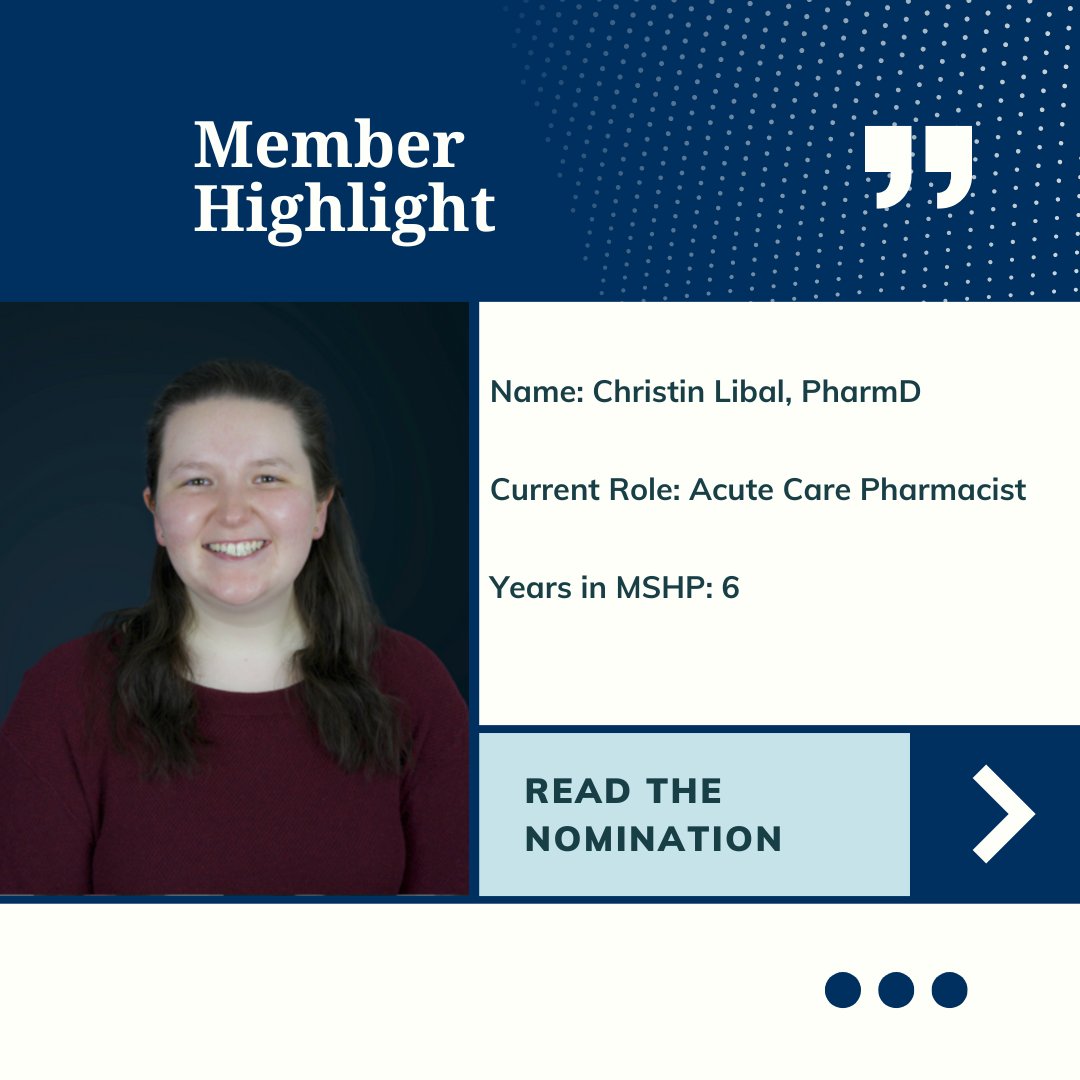 Minnesota Society of Health-System Pharmacists tweet media