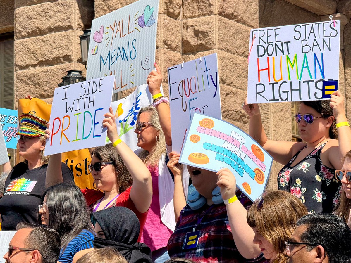 All In For Equality Coalition rallies against anti-LGBTQ+ bills on steps of Texas State Capitol lonestarlive.com/news/2025/03/a…
