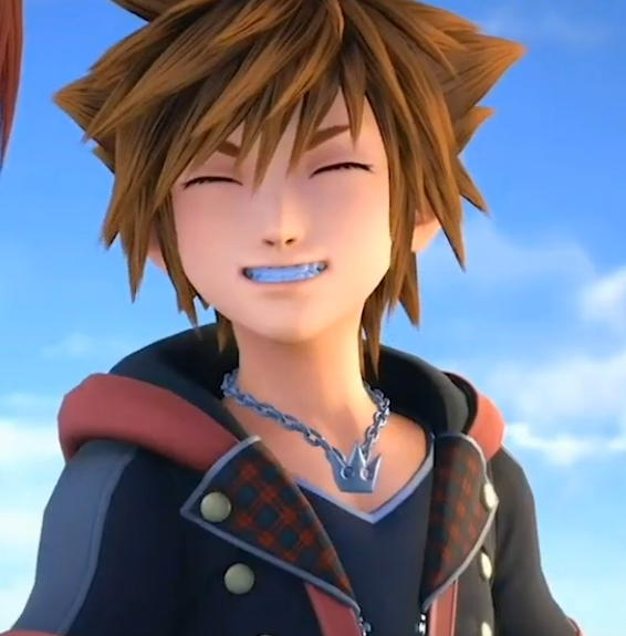 MykesFeister's tweet photo. hey kairi next time sora smiles to you like this you GOTTA lock in and stop him from whatever it is hes about to do https://t.co/3lFemIB81b