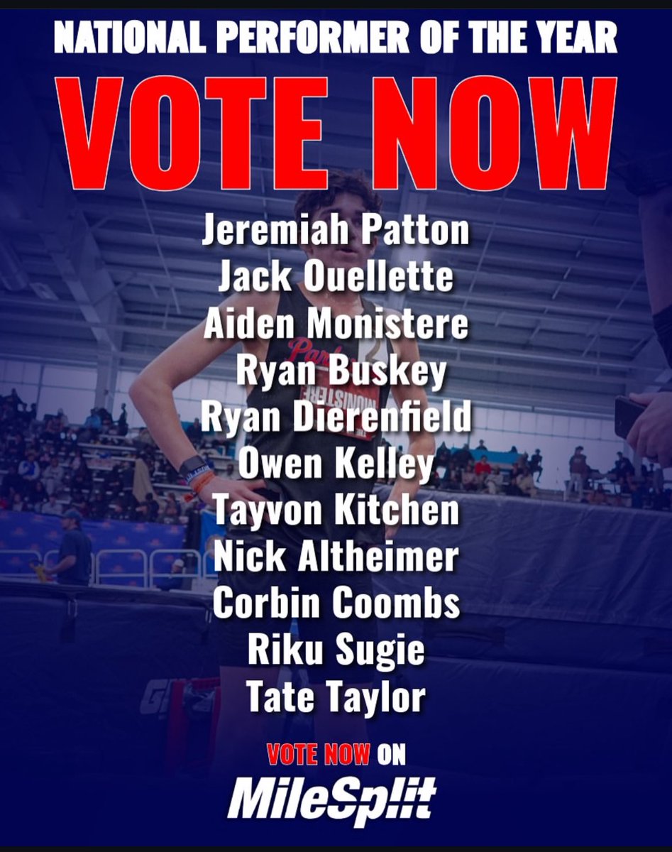 Vote <a href="/Kevon_fr/">Jeremiah Patton</a> for National Performer of the Year <a href="/johnvarlas/">John Varlas</a> <a href="/CoachShaunHarr1/">Coach Shaun Harris</a>