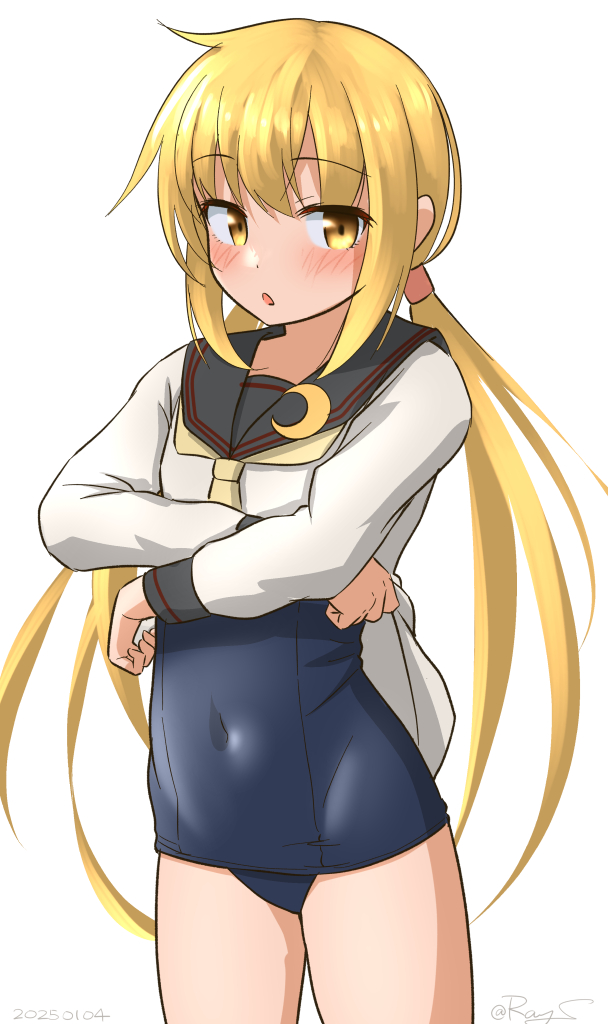 皐月(艦これ) 「今日は皐月の進水日ですね。 」|Ray.Sのイラスト