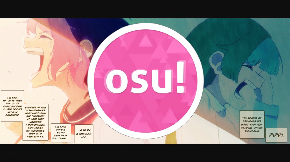osu! Springtime Showdown Art Contest idea I never ended up finishing