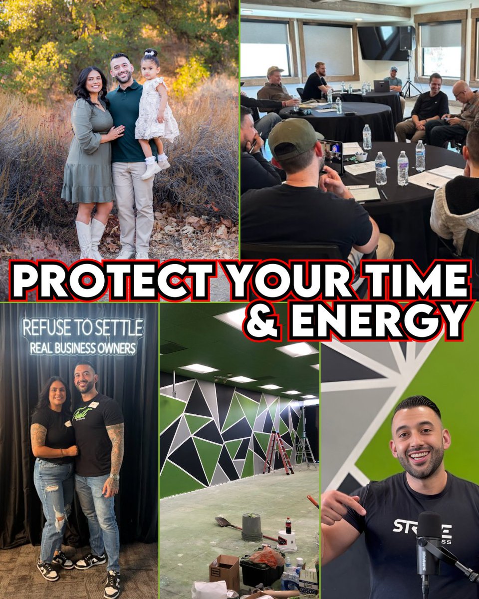 devangonzalez22's tweet photo. Learn the power of saying no. Turning down distractions allowed me to focus on scaling Strive 11 Fitness and expanding our franchises while hosting the Mindset Cafe Podcast. Every no makes space for growth and quality time with family. 

What opportunities have you turned down? 
Share below.