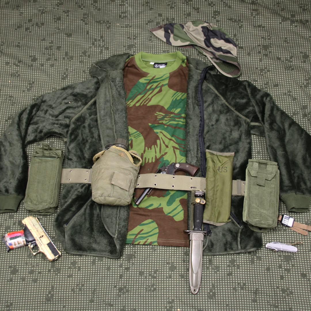 FFVUSA's tweet photo. The "Destitute" Loadout - Courtesy of FFV, most kit you see here available dirt cheap via our store - link in bio for that!
Standby for the "Poor" loadout!
#fireforceventures #milsurp https://t.co/KVq0glgGWD