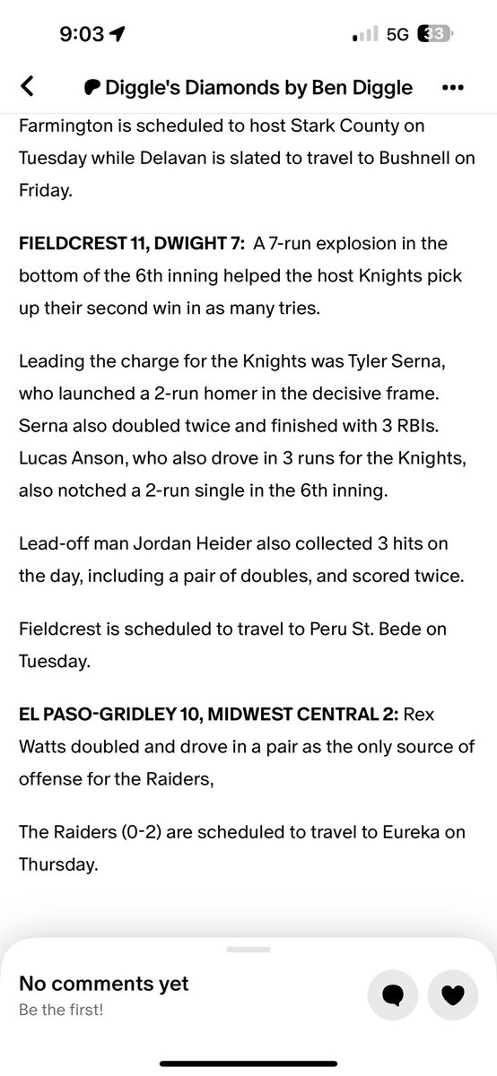 USA Prime Illinois Baseball tweet media