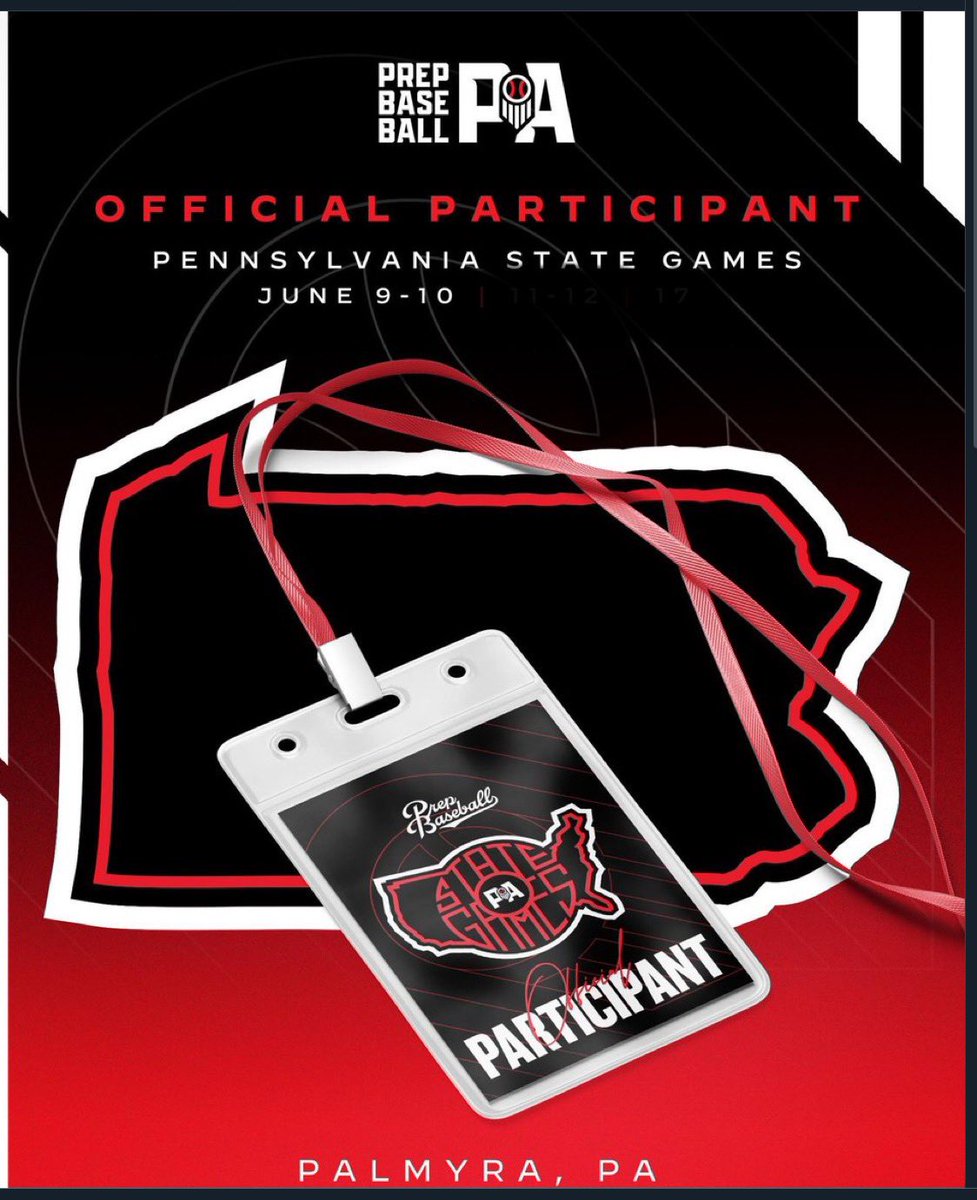 Thank you <a href="/PrepBaseballPA/">Prep Baseball Pennsylvania</a> for my third invite to the state games. Im excited for the opportunity to be there and am very excited to compete June 9th and 10th in session one. <a href="/5starnationalNE/">5 Star Northeast</a> <a href="/WUSandlot/">Waynesburg University Baseball</a> <a href="/DanCevette/">Dan Cevette</a> <a href="/LakeErieStorm/">Lake Erie Storm Athletics</a> <a href="/KUBearsBaseball/">Kutztown University Baseball</a> <a href="/WCUAthletics/">West Chester Golden Rams</a> <a href="/PPUBaseball/">Point Park Baseball</a>