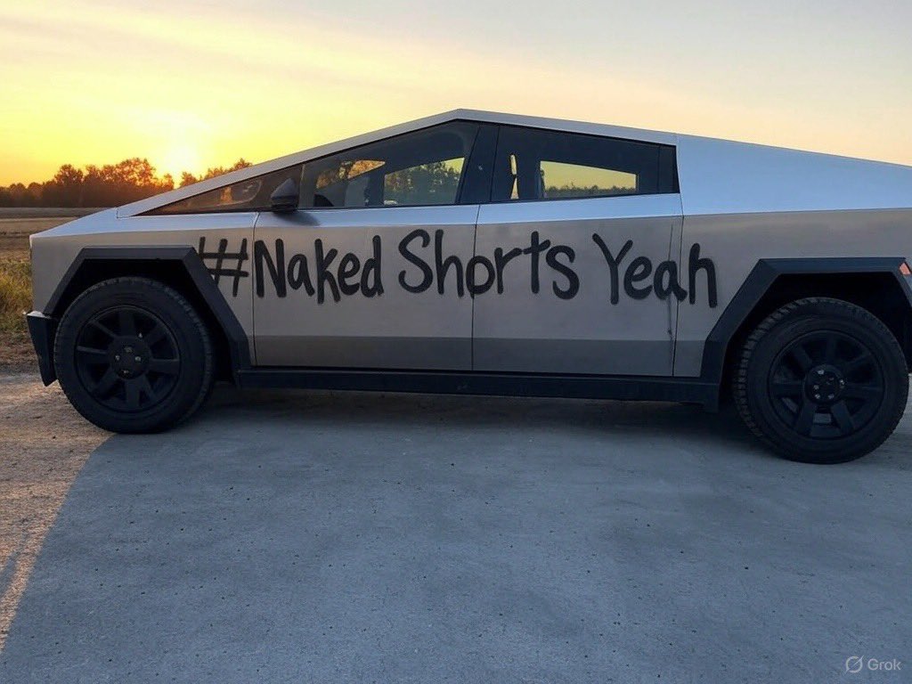 LeoKinsXx's tweet image. Breaking News: #NakedShortsYeah vandals strike again @MelissaLeeCNBC
