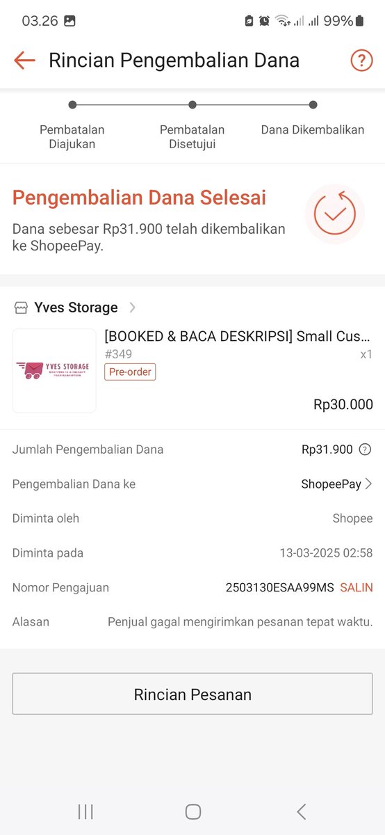 tantr00m's tweet image. [26/01] Aku sudah CO di shopee sesuai yg @amayzingtooru @wakatoshikuns minta
[17/02] Finally resi diupdate stelah stuck hampir 1 bulan
[13/03] pesanan dibatalkan otomatis dari shopee karena kak may TIDAK MELAKUKAN PENGIRIMAN

Ini udah offside hampir 3 bulan dari jarak pelunasan🫠