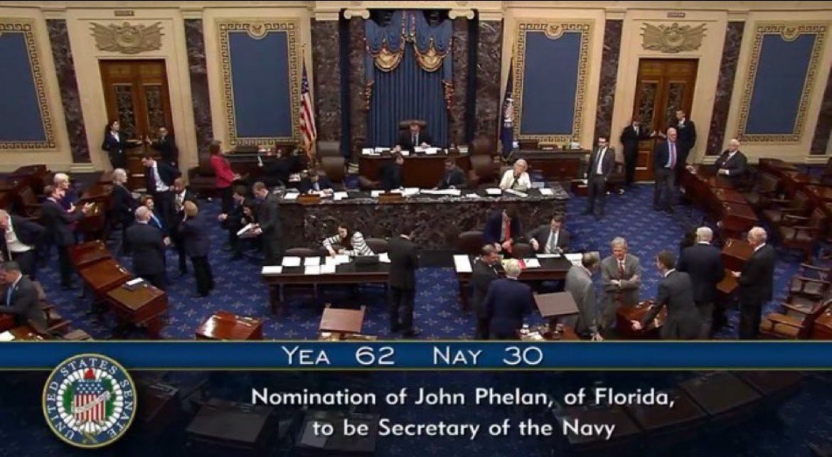 benkohlmann's tweet image. We have a confirmed Secretary of the Navy.
This is the fastest SECNAV confirmation after a Presidential change of parties since 1981.
A strong Navy leads to a strong country.