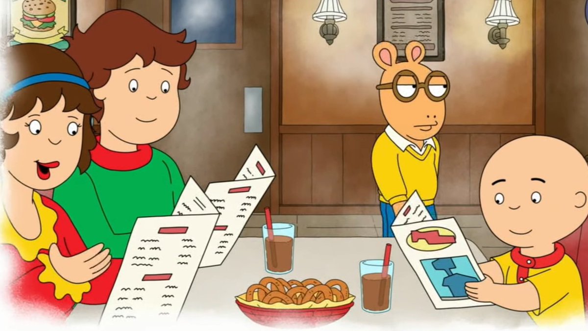 Have you seen Family Guy's New Episode?

They legit reference Caillou again and Arthur happened to a make a cameo too 😂💀💀