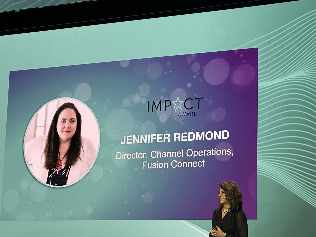 Congratulations Jennifer Redmond for earning the ACW IMPACT Award, which recognizes ACW member volunteers who have demonstrated exceptional commitment and enthusiasm during their tenure with ACW.

#ACW #AllianceofChannelWomen #ACWConnectLive #MSPSummit #ChannelPartners