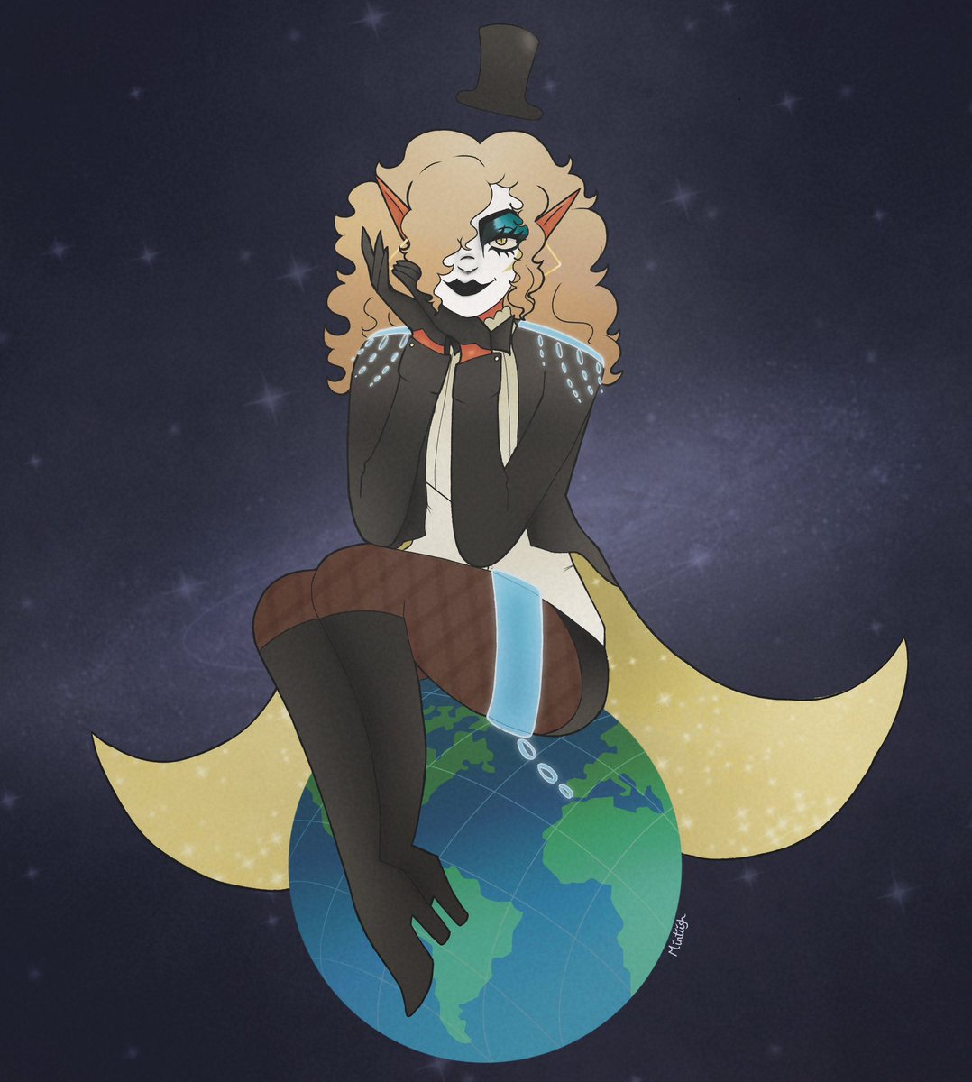 I’ve been having fun with drawing him just a bit
-
#BillCipher #GravityFalls