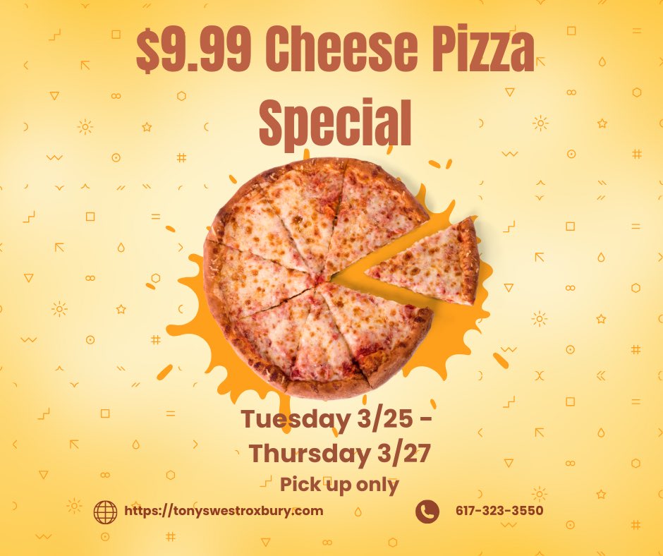 Pick up as many as you want! <a href="/elio82/">elio imbornone</a> #tonysplace #pizzaforlunch #pizzafordinner