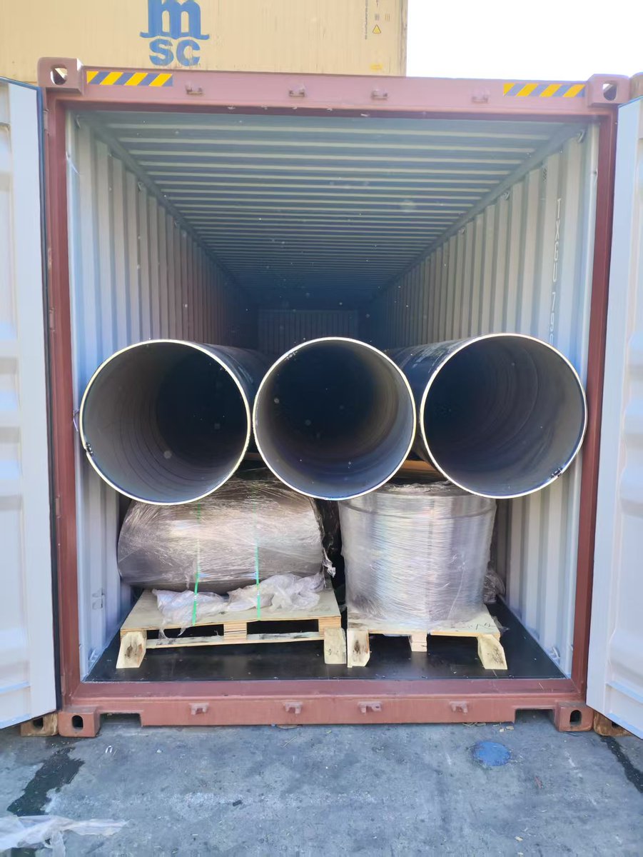 BotopSteel's tweet image. API 5L PSL1 Grade B SSAW Steel Pipe Shipped with Elbows and Flanges💯💯
📩 sales@botopsteelpipes.com
☎ Whatsapp:008613463768992
🌐 botopsteelpipes.com
#steelpipe #api5l #api5lgradeb #ssaw #elbow #flange #botopsteel #manufacturer #supplier #stockist #wholesaler