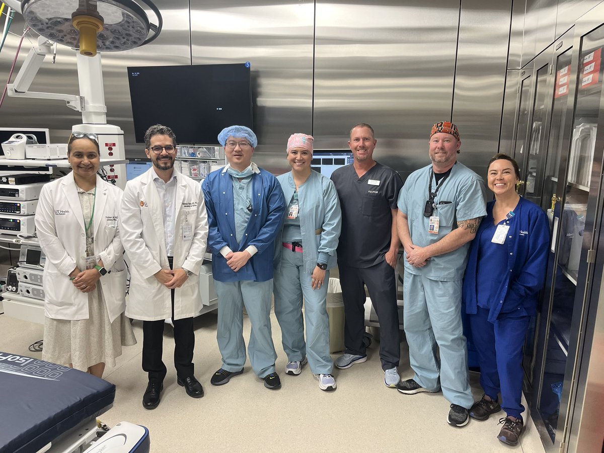 Matheus Franco (@matheusfrancomd) on Twitter photo Big week ahead — we’re kicking off endoscopy procedures at MSRH, UT Health! Feeling excited and grateful for this new chapter. Huge thanks to everyone who helped make this happen!
#UTHealthSA #NewBeginnings #Teamwork
<a href="/ChahalPrabhleen/">Prabhleen Chahal MD,FASGE,FACG</a> <a href="/UTHealthGastro/">UT Health Gastroenterology</a> Big week ahead — we’re kicking off endoscopy procedures at MSRH, UT Health! Feeling excited and grateful for this new chapter. Huge thanks to everyone who helped make this happen!
#UTHealthSA #NewBeginnings #Teamwork
<a href="/ChahalPrabhleen/">Prabhleen Chahal MD,FASGE,FACG</a> <a href="/UTHealthGastro/">UT Health Gastroenterology</a>