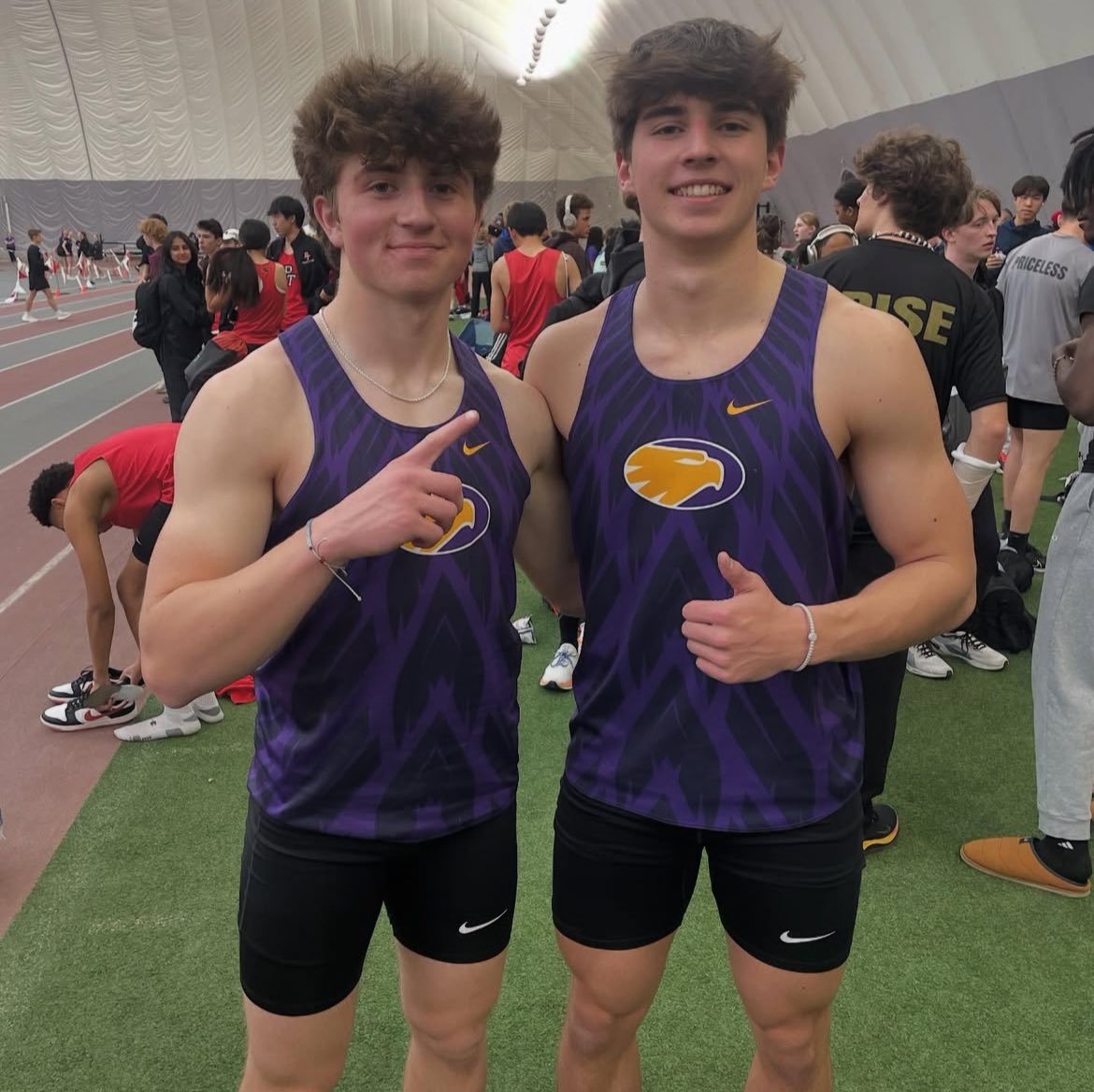 jamesmoody08's tweet image. New PR and school record (7.02) in the 60 meter at the Red Devil Last Chance HSR Qualifier. Finished 2nd overall and looking forward to competing at HSR.