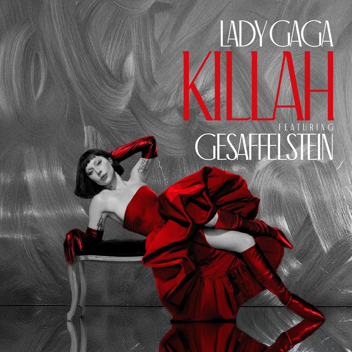 XploringDesign's tweet photo. Lady Gaga - Killah feat. Gesafelstein

#ladygaga #mayhem #lg7 #littlemonsters #killah #gesafelstein #album #albumart #albumartwork #photoshop #adobe https://t.co/MZ2r1ONuv9