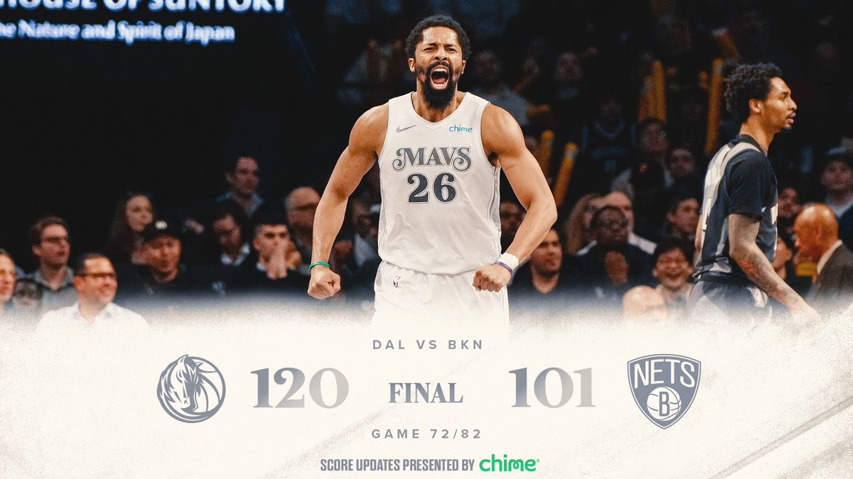 dallasmavs's tweet photo. MAVS WIN!!!

@Chime // #MFFL https://t.co/LgbgZSVcur