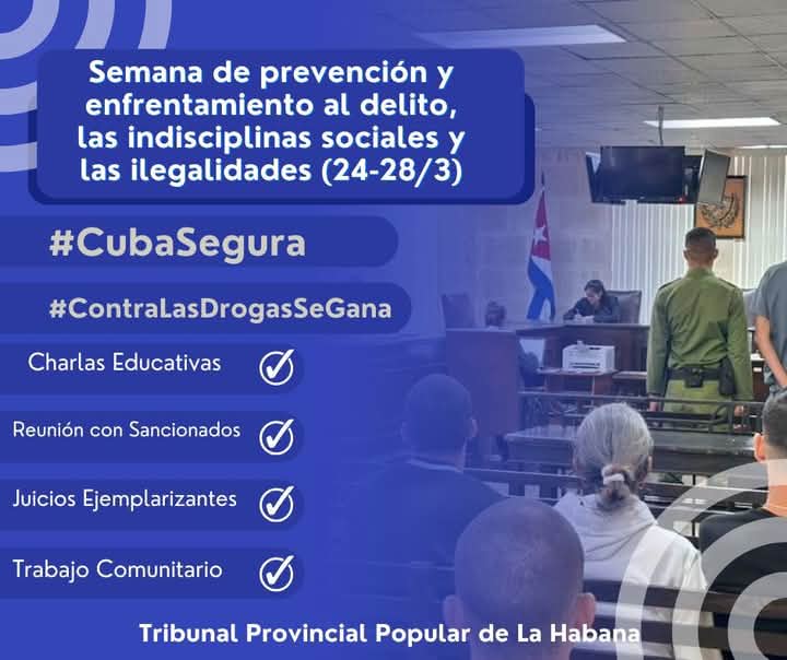 Comenzó en todo el país semana de prevención y enfrentamiento al delito, ilegalidades e indisciplinas sociales