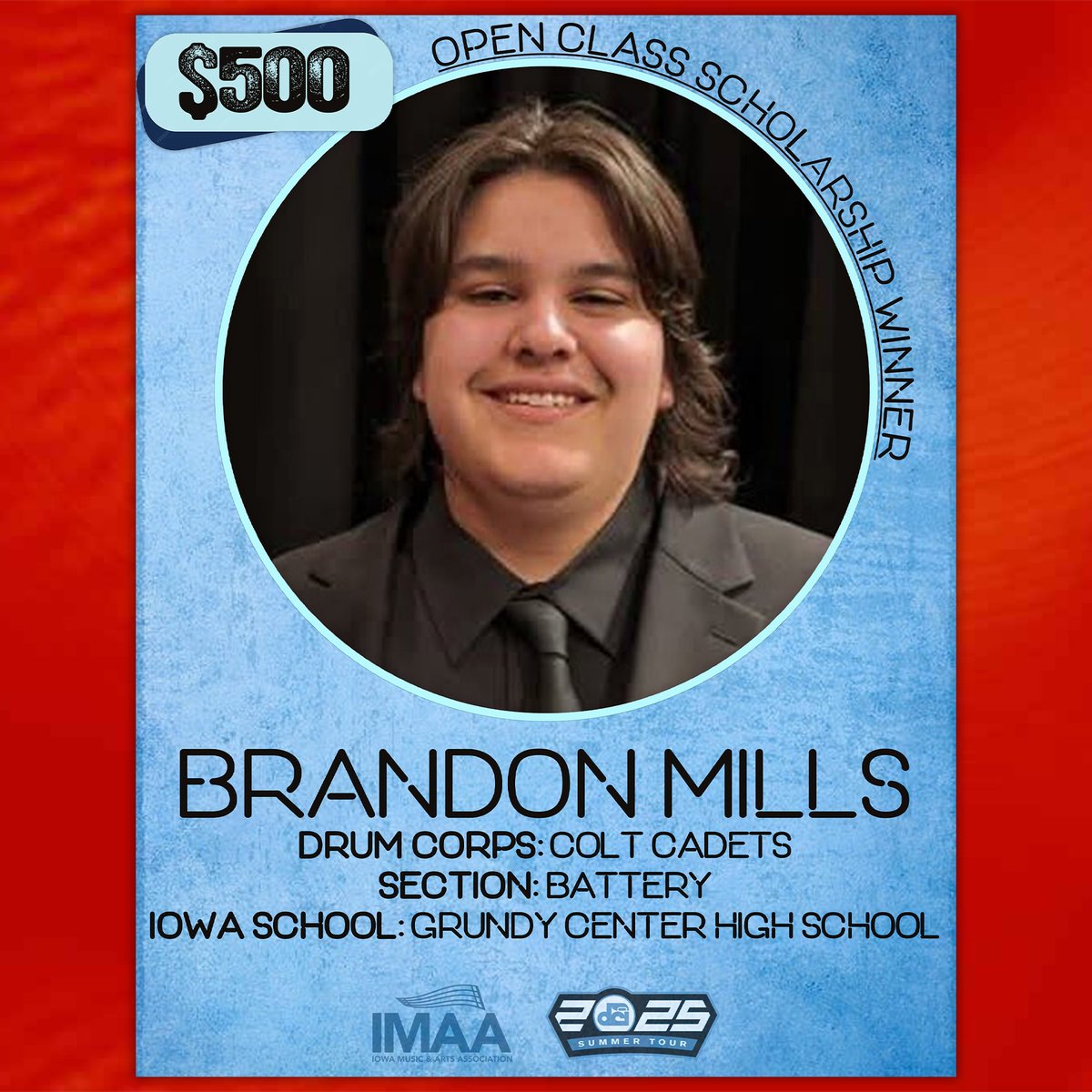 Congratulations to our Open Class Scholarship Winners!