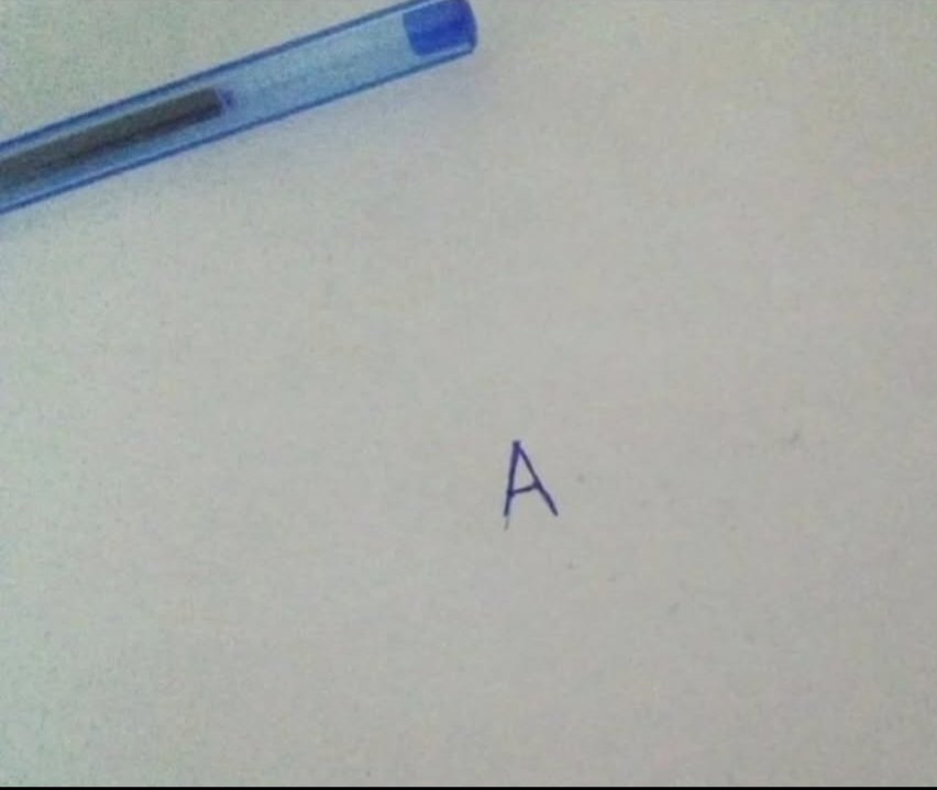 This is my Letter "A" fan art 
(NOT AI)