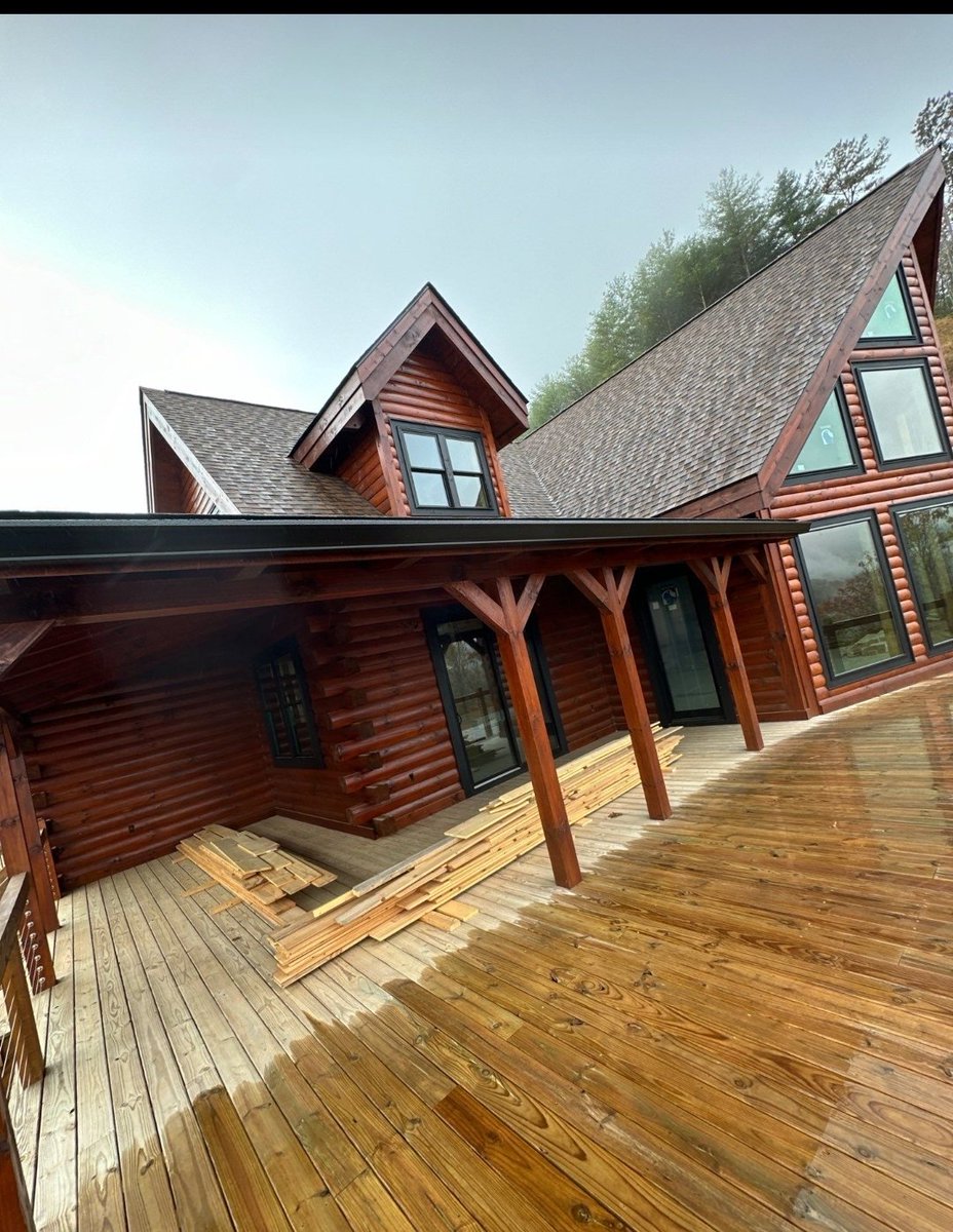 Smoky Mountain Cabin Builders tweet media