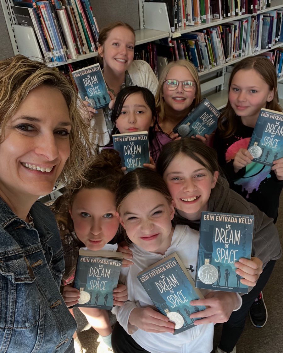 “We owe it to ourselves, and to everyone, to offer our best to the world.” We Dream of Space @erinentrada Such a heart-warming afternoon with 5th grade book clubbers! 🌝📚💕 #bookclubsforkids <a href="/HanoverPublic/">HanoverPublic</a> <a href="/HanoverMiddle/">Hanover Middle Sch</a>