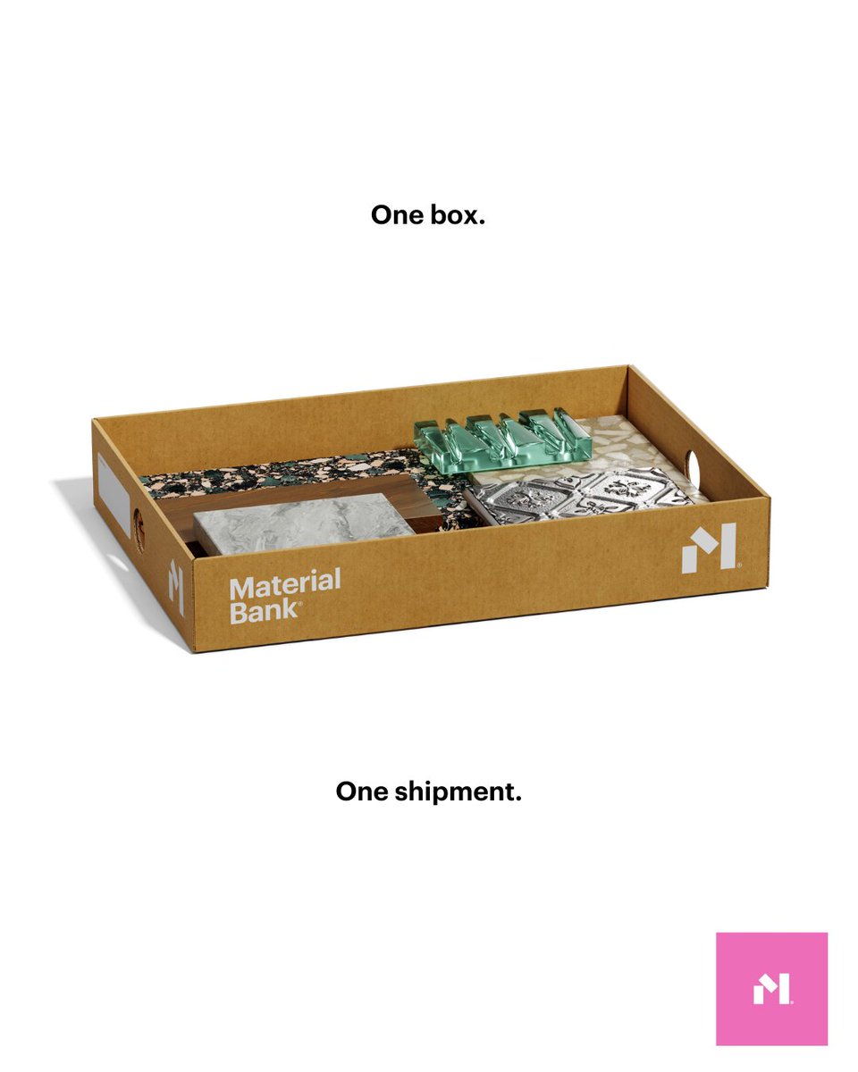 amestile's tweet image. 📢 Exciting news! Ames Tile &amp;amp; Stone is now on Material Bank—the fastest, most sustainable way to sample materials. Designers, architects, and industry pros can now order our tile samples overnight and for free! 🚀♻️

#MaterialBank #SustainableDesign #DesignResponsibly #TileSample