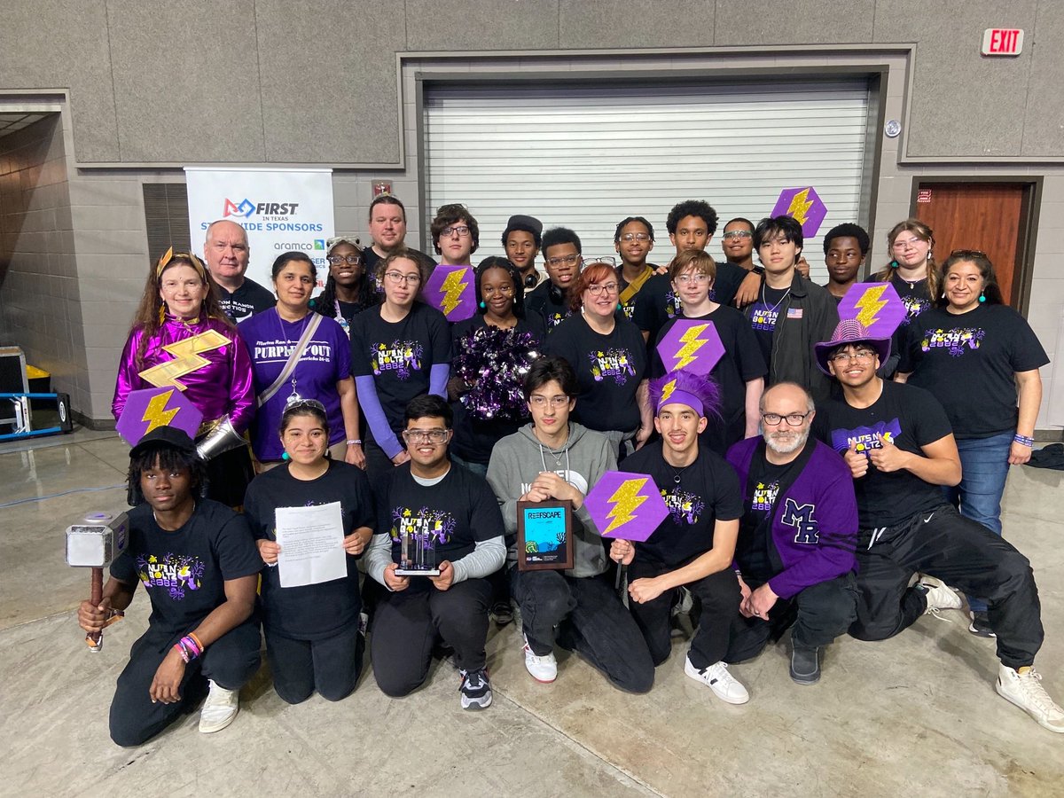 frc_2882's tweet photo. Nuts N’ Boltz wraps up our 2nd district tournament of Reefscape, coming in 4th! It’s been an incredible journey, and we’re proud of everything our team has accomplished. ⚡️ #first #robotics #frc @MRHSMavericks @FIRSTinTexas https://t.co/RW2bhwkZ3c