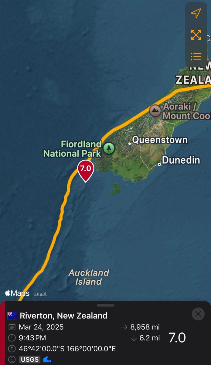 AlertaNews24's tweet photo. 🇳🇿 | AHORA: Sismo de magnitud 7 a las afueras de las costas de Nueva Zelanda. https://t.co/15ijtLebhE