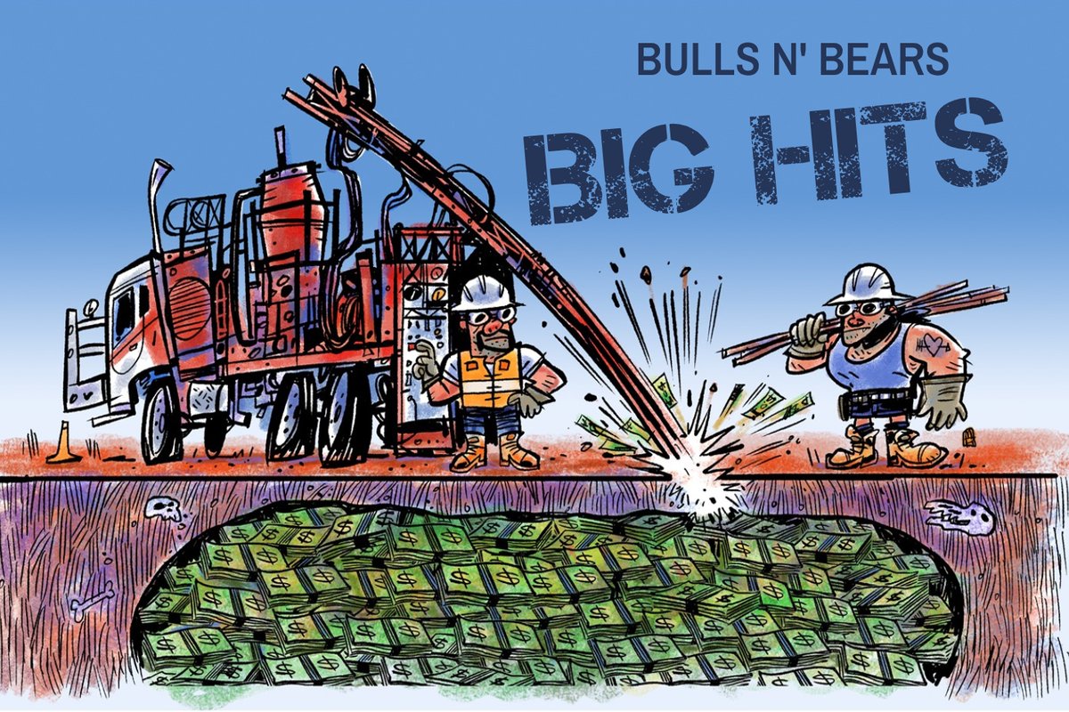 BullsNBearsWA's tweet image. Bulls N’ Bears #BigHits examines some notable drill intercepts revealed on the #ASX this week, including @Axel_REE’s 8m-hit going 13,604ppm #TREO from 55m at its Caladao Project in Brazil.

$AXL $RAU $CPN #BULLSNBEARSWA #MiningNews @theage

theage.com.au/business/compa…