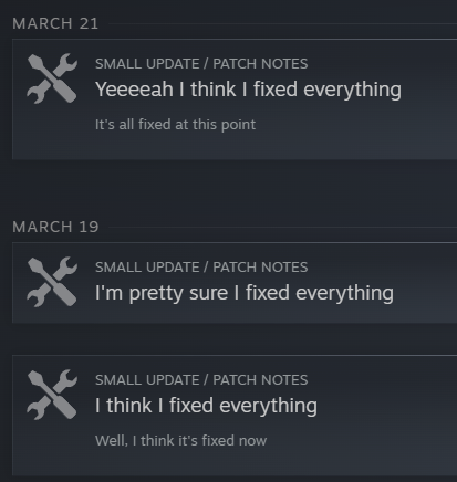 These are amazing patch notes.