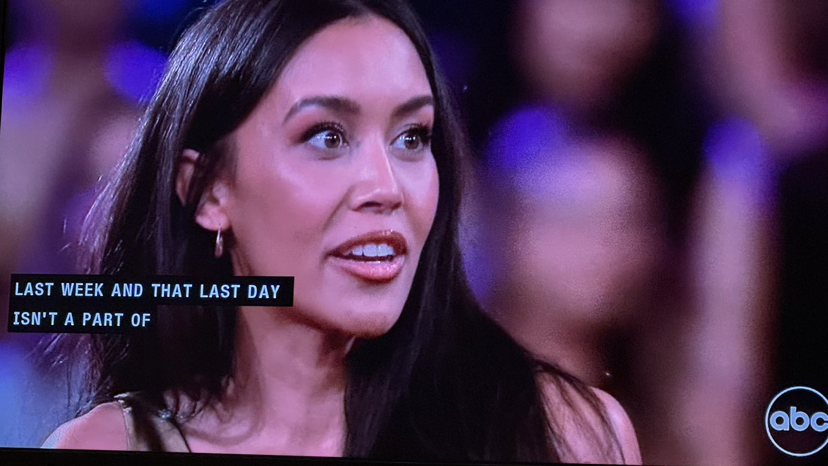 “I’m excited for this to be the last time I talk to you about this” 

Epic. EPIC

#bachelor #thebachelor