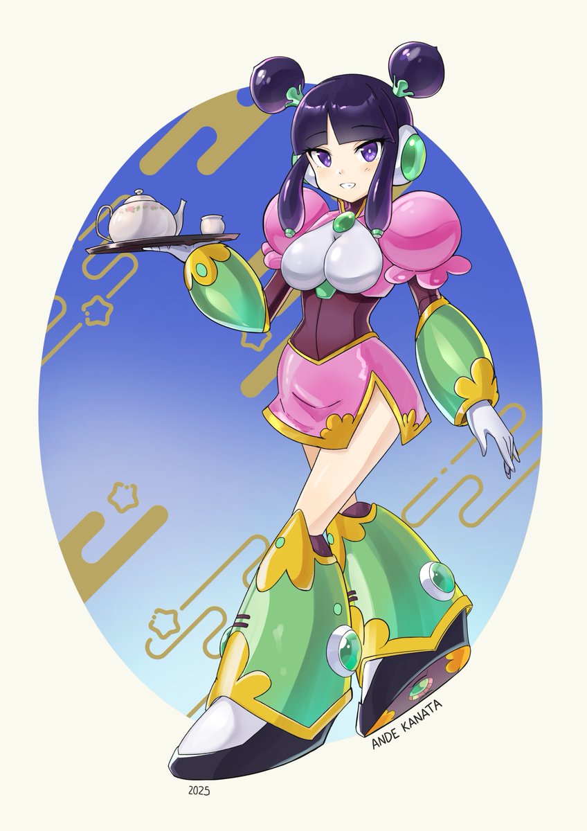 アンデ カナタ (andekanata) (@andekanata) on Twitter photo 2025.03.25 (March 25)
<a href="/RockmanGurl/">RockmanGurl🍉</a>'s Lychee, a cute chinese-theme reploid (robot girl).
#Rockman #Megaman #robotgirl #reploid #レプリロイド #ロックマン #一日一絵 #イラスト 2025.03.25 (March 25)
<a href="/RockmanGurl/">RockmanGurl🍉</a>'s Lychee, a cute chinese-theme reploid (robot girl).
#Rockman #Megaman #robotgirl #reploid #レプリロイド #ロックマン #一日一絵 #イラスト