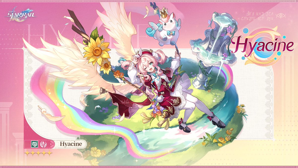 "Amphoreus' Saga of Heroes" | #Hyacine

"As the descendant of Sky, I, Hyacinthia, will fulfill the Flame-Chase duty with all of you. At the same time, I'll do my best to help everyone as Hyacine, healer of the Twilight Courtyard. This is my good friend and assistant, the little