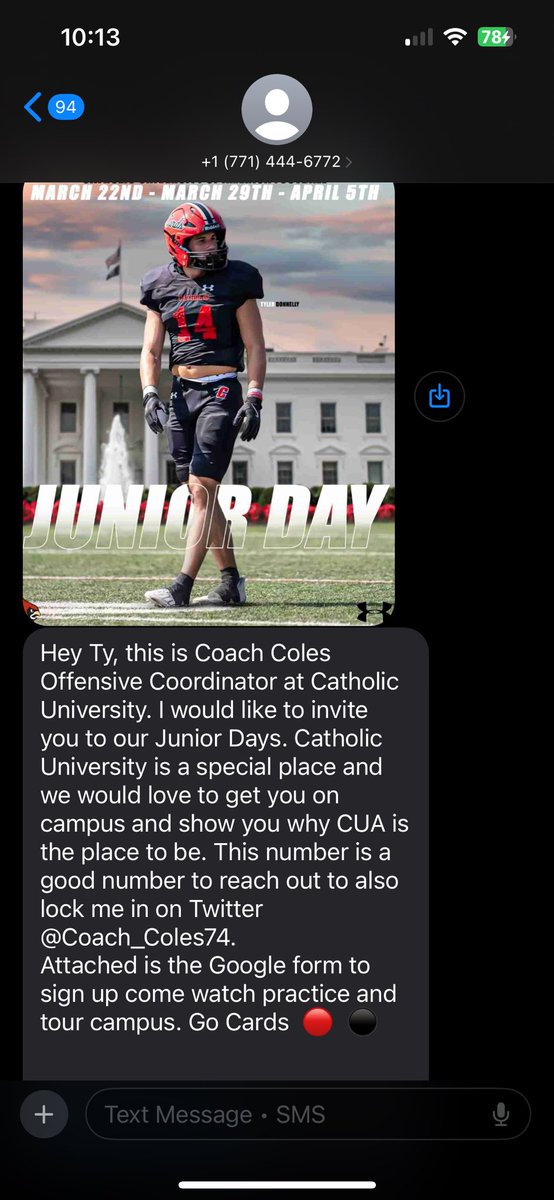 Ty Williams (@tywilliamsqb) on Twitter photo Thank you for the invite! <a href="/Coach_Coles74/">Coach Coles</a>  <a href="/CatholicU_FB/">πΎπΌππππππΎ π πππππ½πΌππ</a> Thank you for the invite! <a href="/Coach_Coles74/">Coach Coles</a>  <a href="/CatholicU_FB/">πΎπΌππππππΎ π πππππ½πΌππ</a>