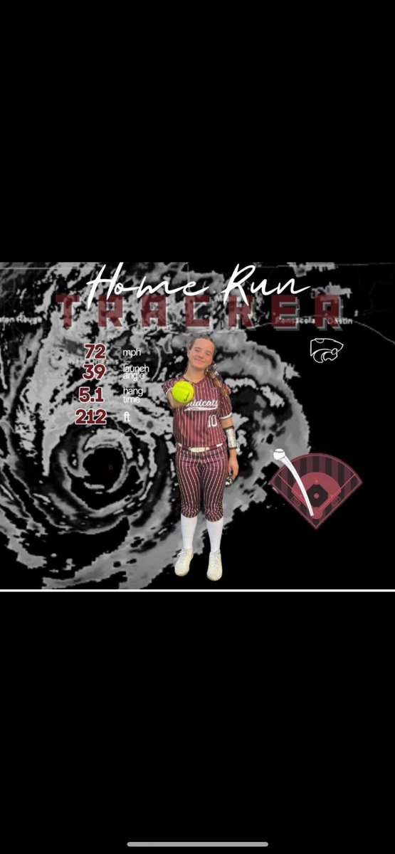 First varsity home run last week followed by 2 in the next two days. #wildcats #boltsboom