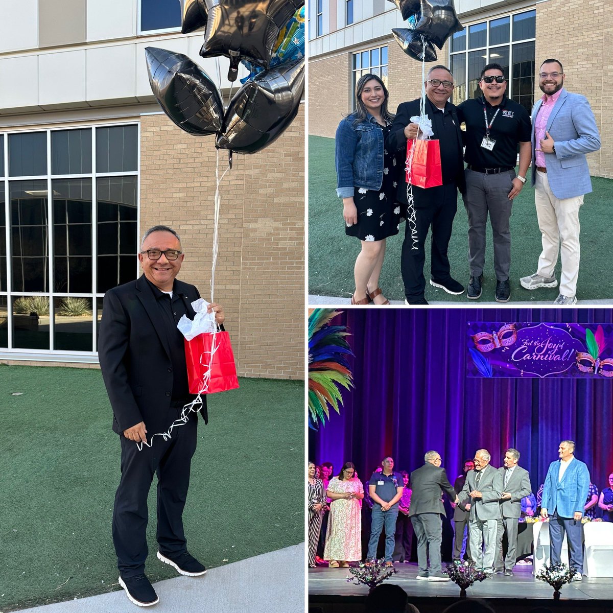 bre_terrazas's tweet photo. We are so proud of our Teacher of the Year Mr. Gomez! 🏰 ⚔️ Way to represent the Kingdom! @HanksBand 
#TheKingdomofChampions https://t.co/yoXACKiiR8