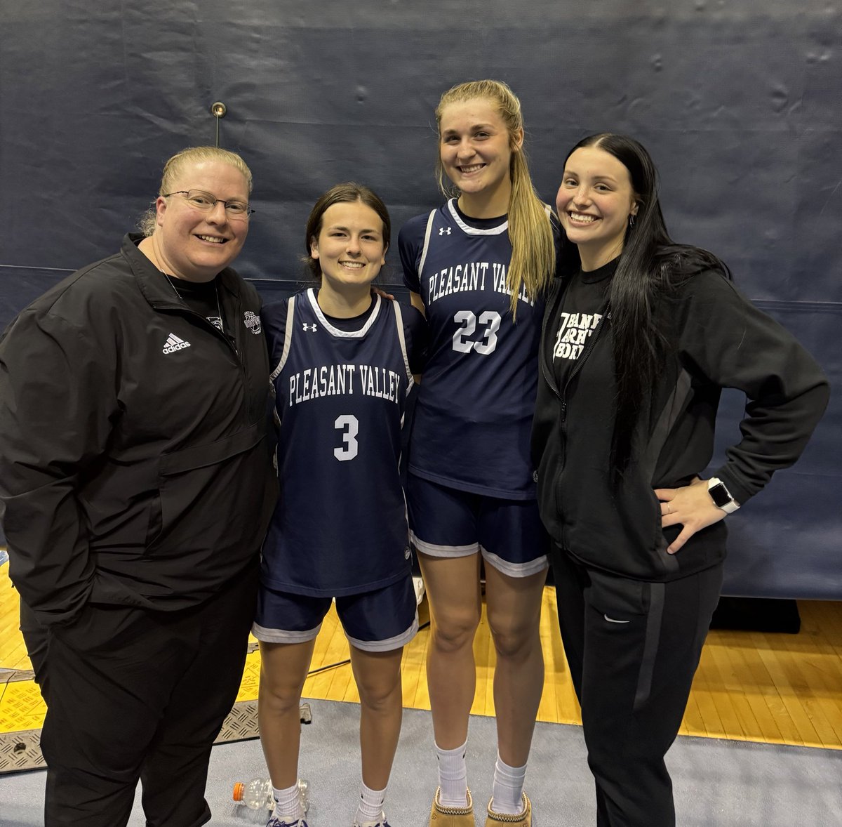 They Represented US Well Tonight!! Helped get Iowa the W &amp; earned another WIN in the PVGBB gear! 💙🤍 
Proud of them! #PVGBBfamILY
