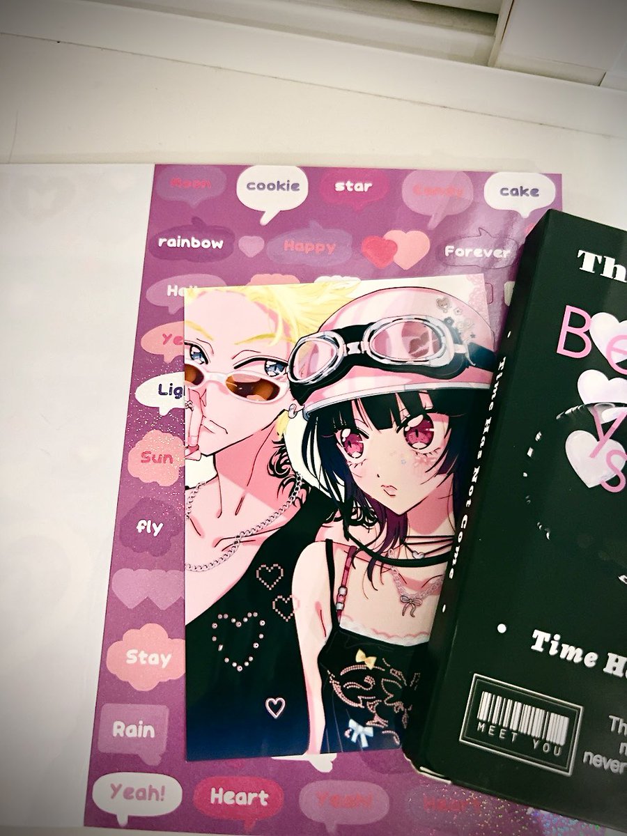 「ローソン、ミニストップで印刷できるブロマイドこんな感じです!(これはL判)自分の」|ひみつ💚絵修行中のイラスト
