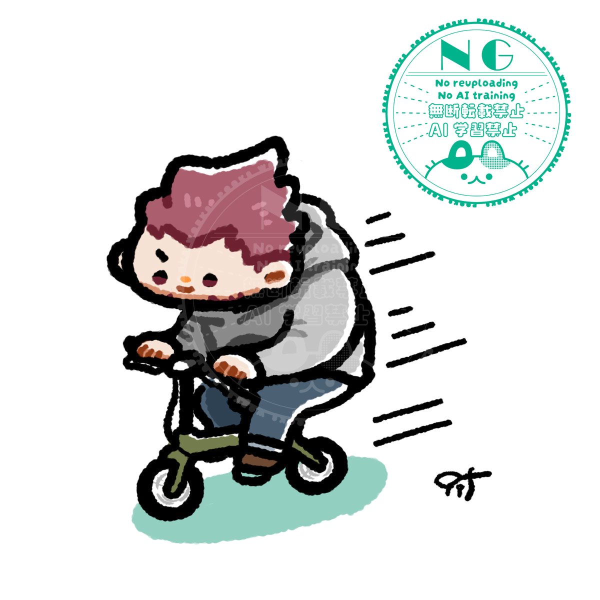 弟者さんが小さい折り畳み自転車乗ってたと聞いて…🎪🐻 