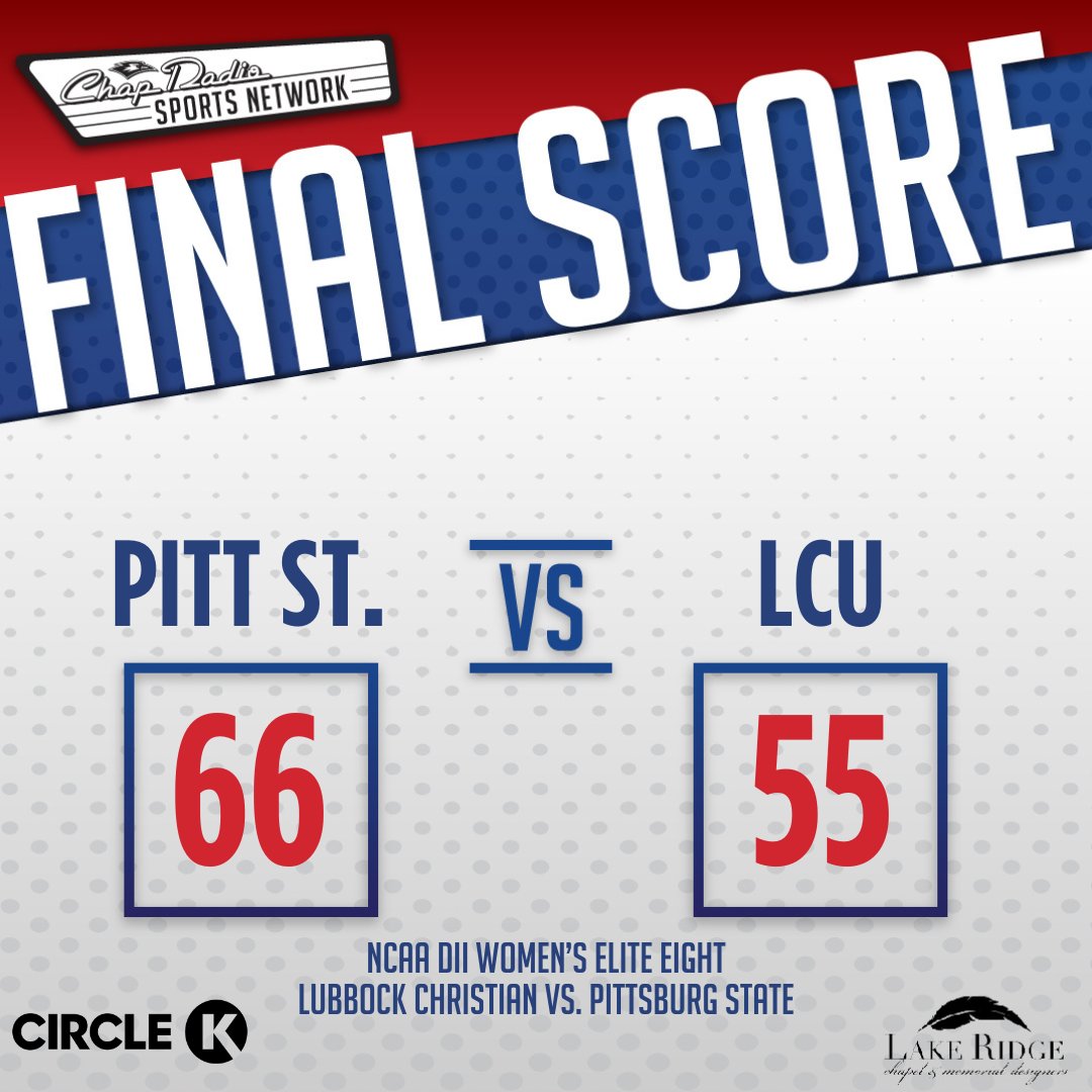 LCU_Chap_Radio's tweet image. 💔 Heartbreaking final in Pittsburgh, as the Lady Chaps' season comes to an end in the Elite Eight. Congratulations to Steve Gomez, the seniors, and the rest of the team on a fantastic season!  We are very proud of everything they have accomplished! #CRSN