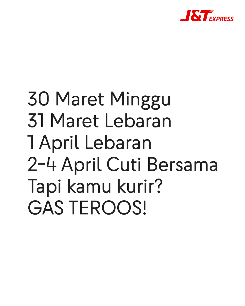 J&T Express Indonesia tweet media