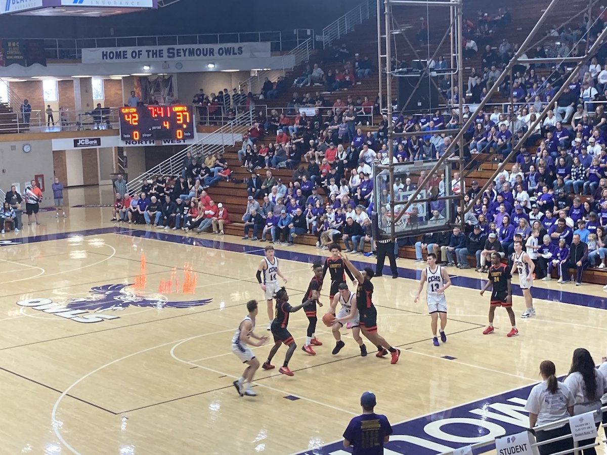 Hoosier Basketball Magazine (@hbbmagazine) on Twitter photo Game two at the Seymour Boys Basketball Semi-State for Class "A" on Saturday March 22nd pitted ...
#1 Clay City (by the AP and USA polls ... final poll)
and
#1 Liberty Christian (by Hoosier Basketball Magazine)
<a href="/claycityeels/">CCHS</a>
<a href="/claycitystool/">Clay City Barstool (26-2)</a>
<a href="/LCS_MBasketball/">LCS Mens Basketball</a>
<a href="/LCS_MBasketball/">LCS Mens Basketball</a> Game two at the Seymour Boys Basketball Semi-State for Class "A" on Saturday March 22nd pitted ...
#1 Clay City (by the AP and USA polls ... final poll)
and
#1 Liberty Christian (by Hoosier Basketball Magazine)
<a href="/claycityeels/">CCHS</a>
<a href="/claycitystool/">Clay City Barstool (26-2)</a>
<a href="/LCS_MBasketball/">LCS Mens Basketball</a>
<a href="/LCS_MBasketball/">LCS Mens Basketball</a>